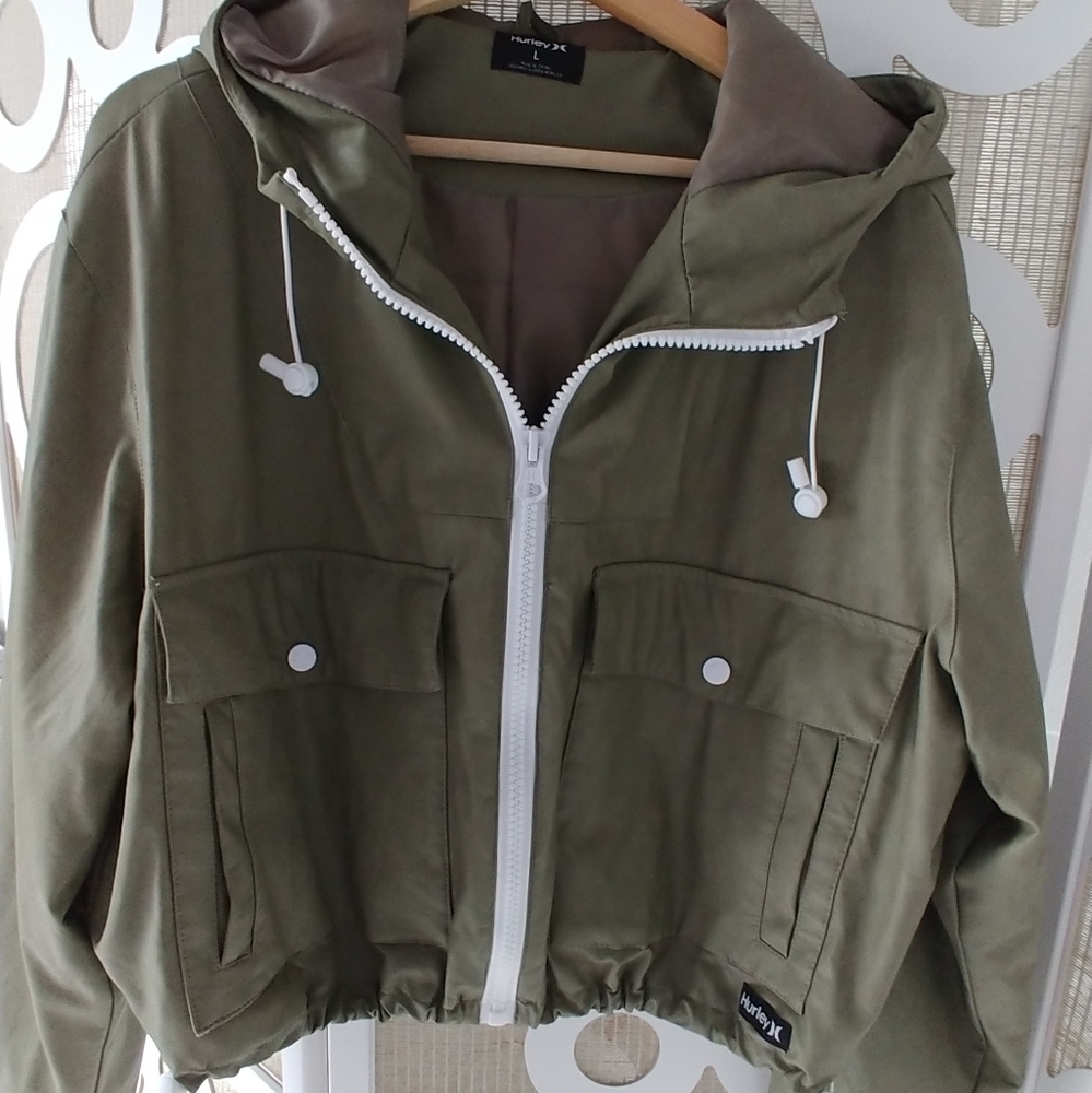 New Hurley Army Green Jacket